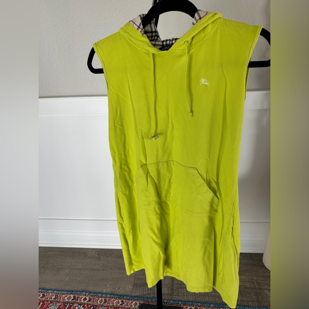 Burberry Lime Green Dress Size M